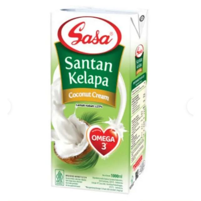 Sasa Santan 1 Liter Santan Kelapa Cair Coconut Cream