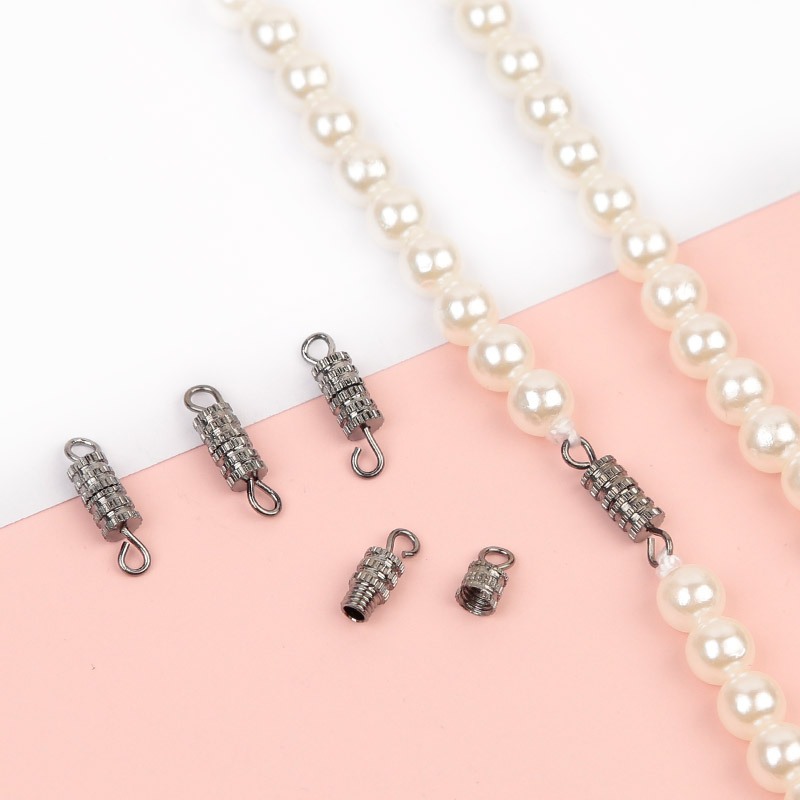 50Pcs Pengait Kalung Gelang / Kait Ulir Gelang / Kalung Ulir Putar / Penyambung Kalung Premium