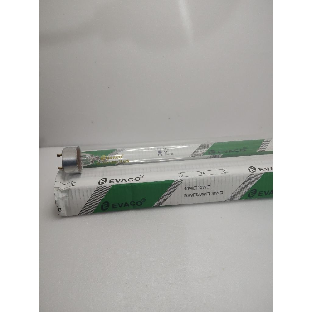 LAMPU UV EVACO 20WATT GL | EVACO LAMPU UV 20 WATT