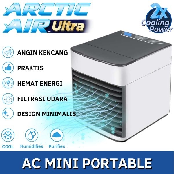 ARTIC COOLER AC Kipas Angin AC Mini Portable Arctic Air Ultra 2X Power Cooling Portabel Untuk Ruanga