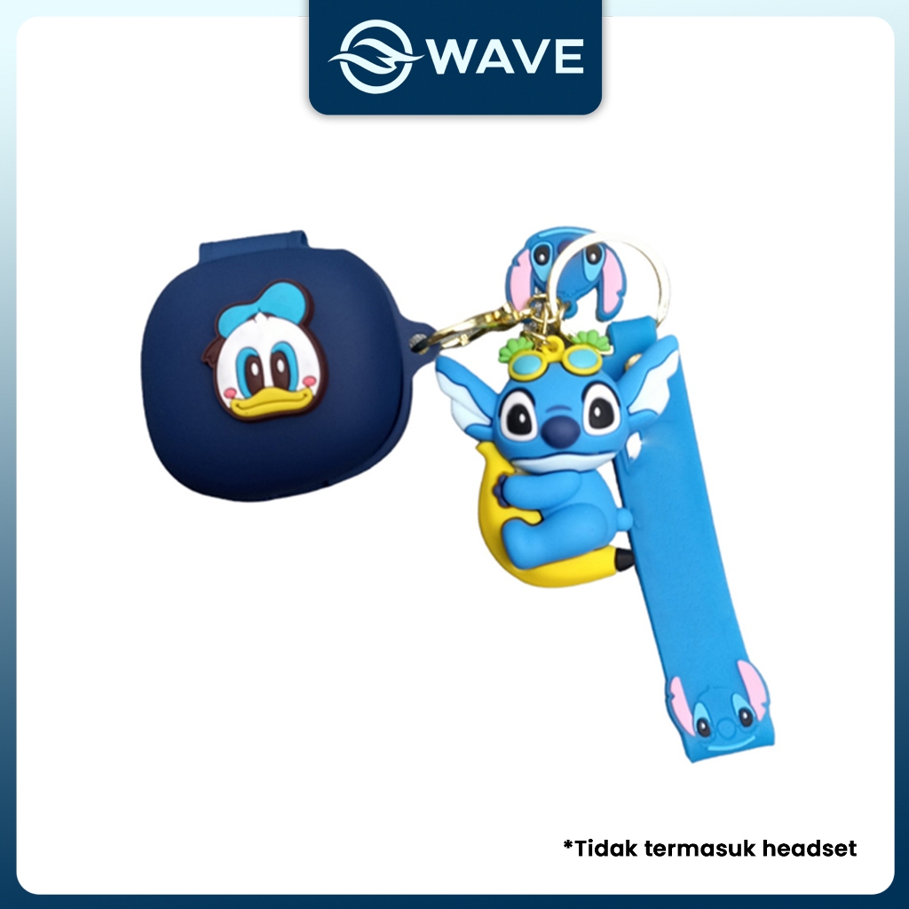 [R50i] Case Karakter Soundcore R50i Duck Biru Premium Quality Soft Silicon Gan30