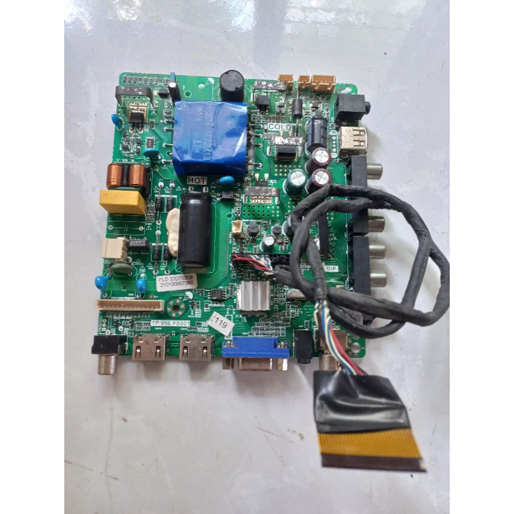 MB mainboard tv led polytron 32 inch model PLD 32D7520B