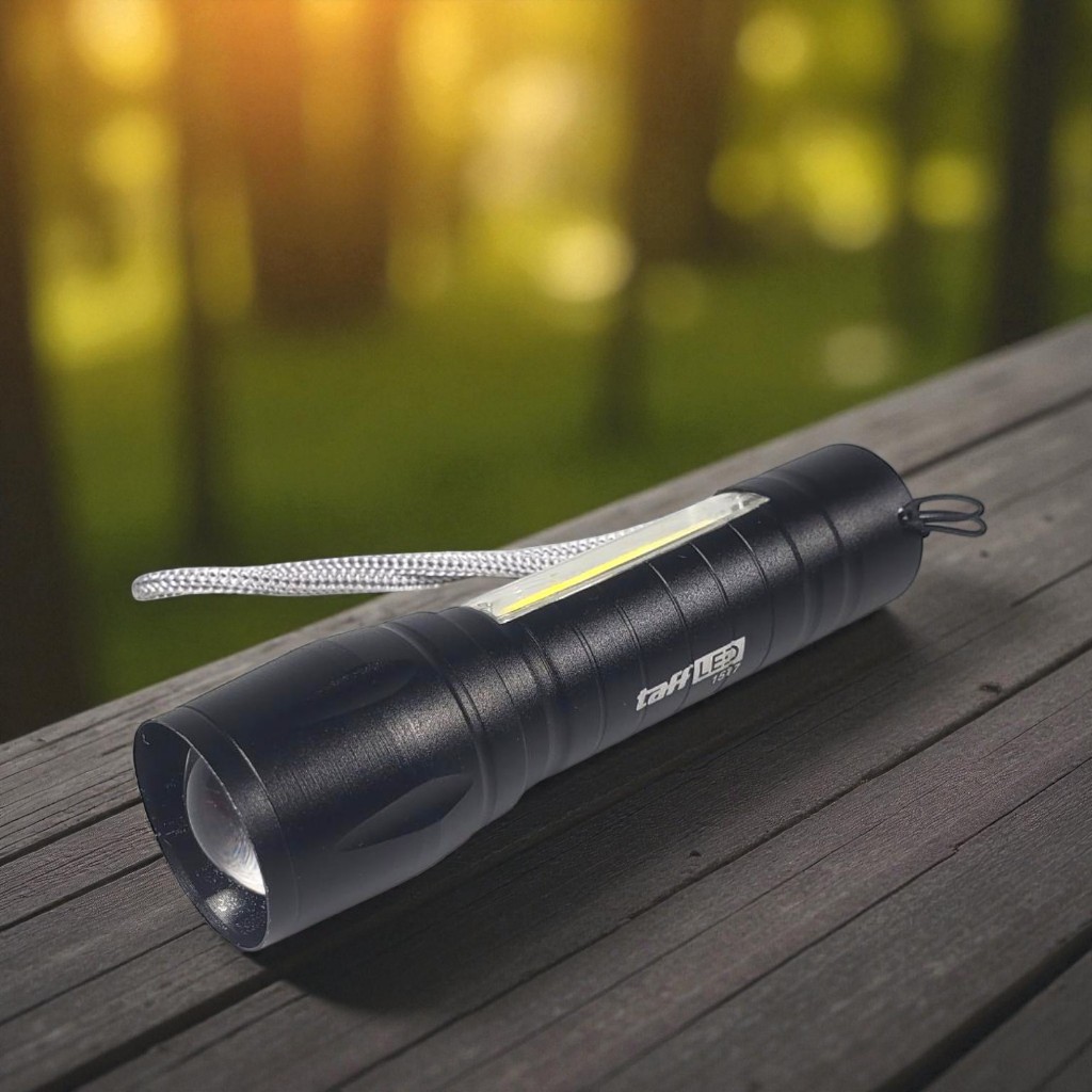 Senter Mini LED Zoom USB Rechargeable