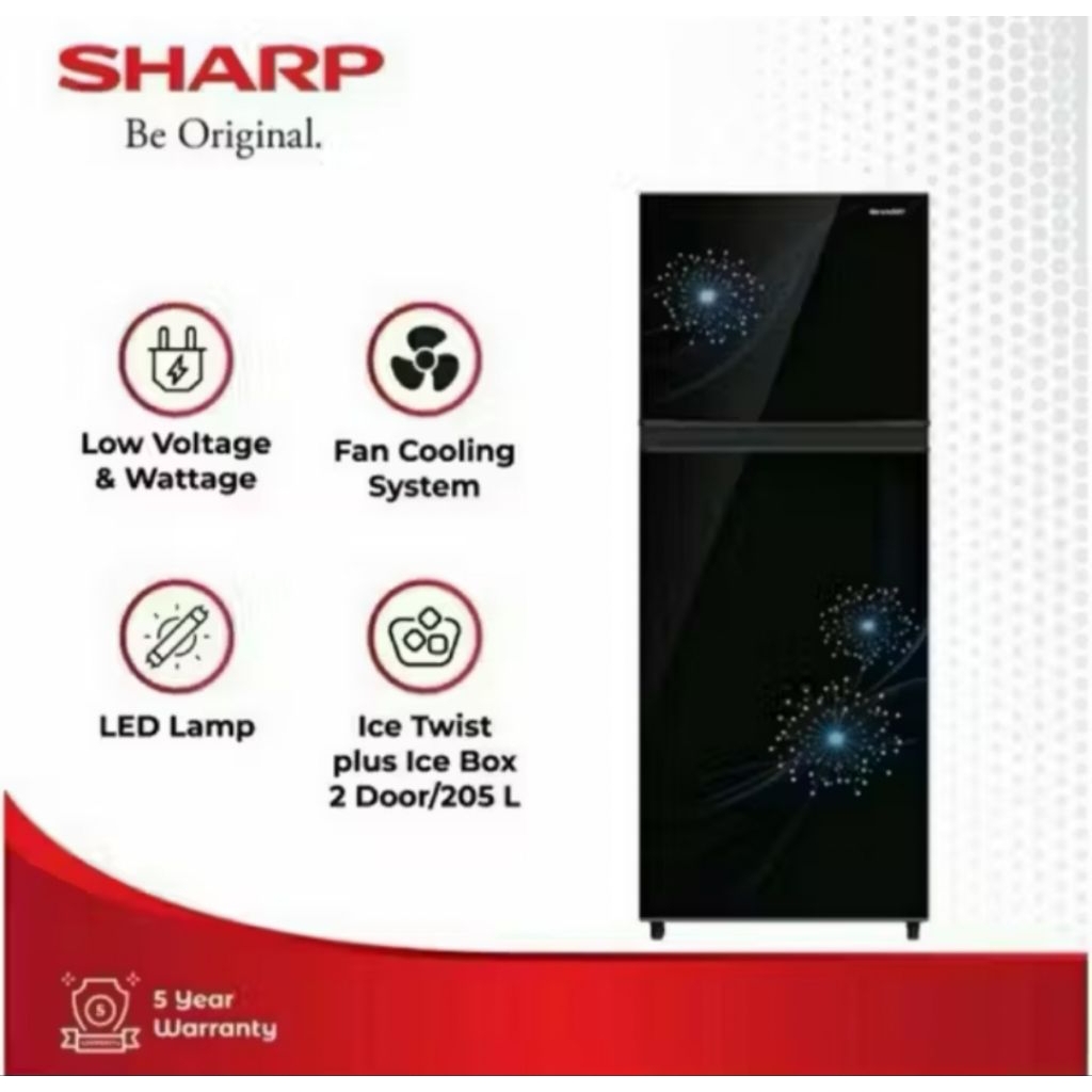 CARGO KULKAS SHARP 2 PINTU / KULKAS SHARP SJ - 237 MG / KULKAS 2 PINTU