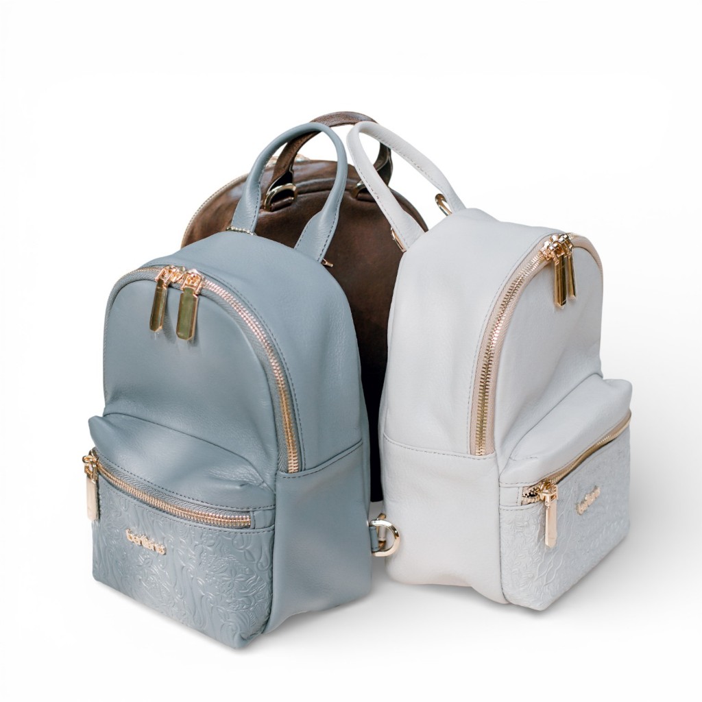 Berliano Leather Ades Bag - Backpack Multifungsi Ransel Slingbag Kulit Sapi Asli