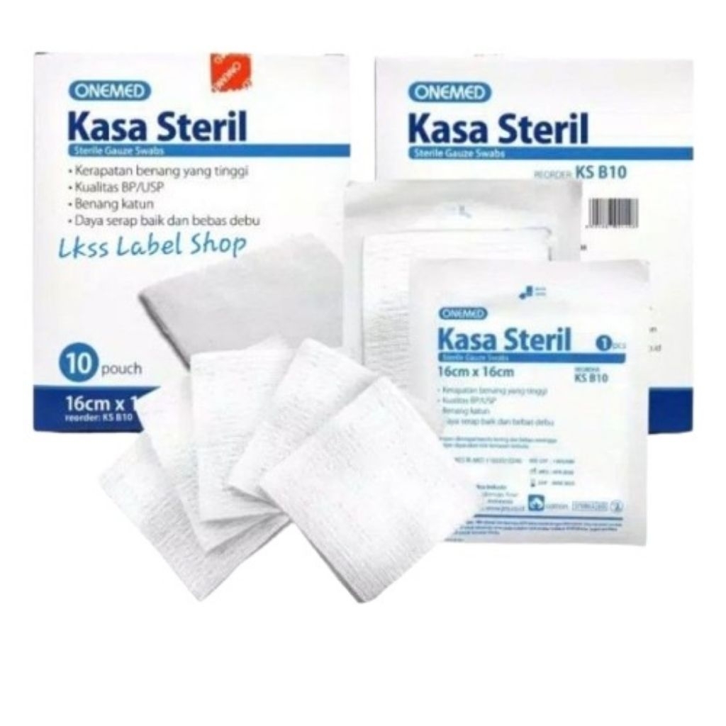 Kassa Steril Satu Box | Kasa Medis Steril P3K & Perawatan Luka