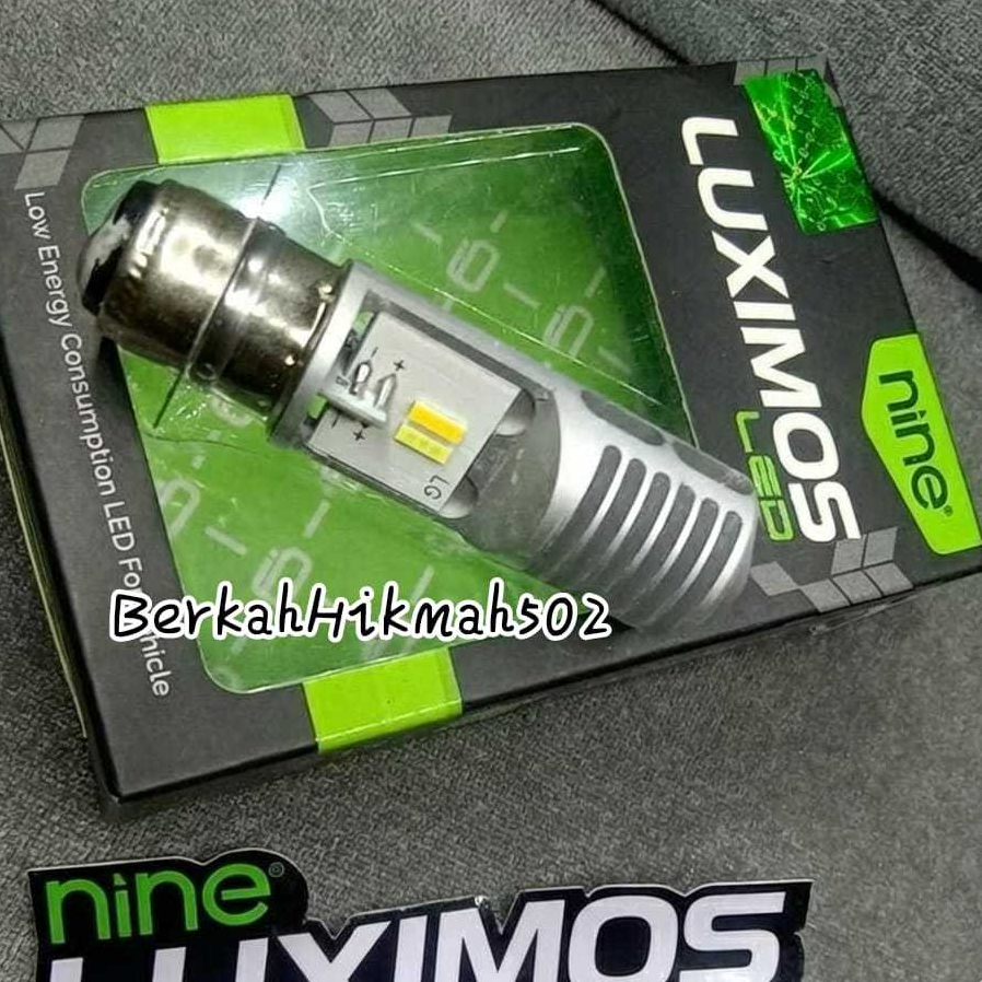 Lampu Utama Motor LED H6 12 Mata AC DC 15W Putih