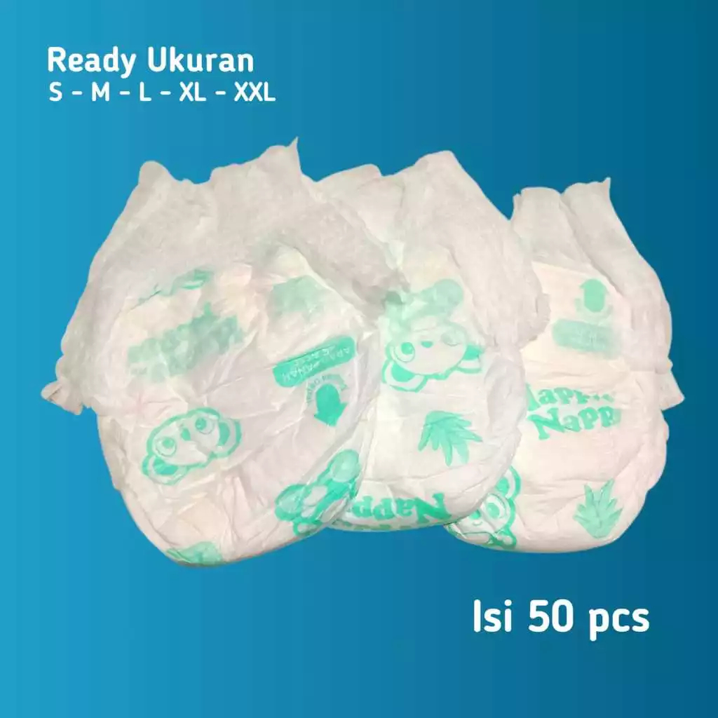 Popok Bayi Curah 50 Size S , M , L , XL & NB