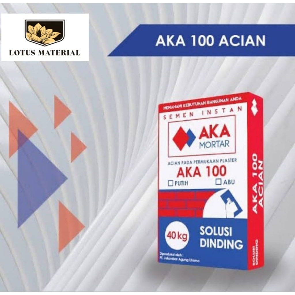 (/kg samen putih) semen putih Acian plester dempul dinding / Semen Putih Acian AKA MORTAR / Acian pu