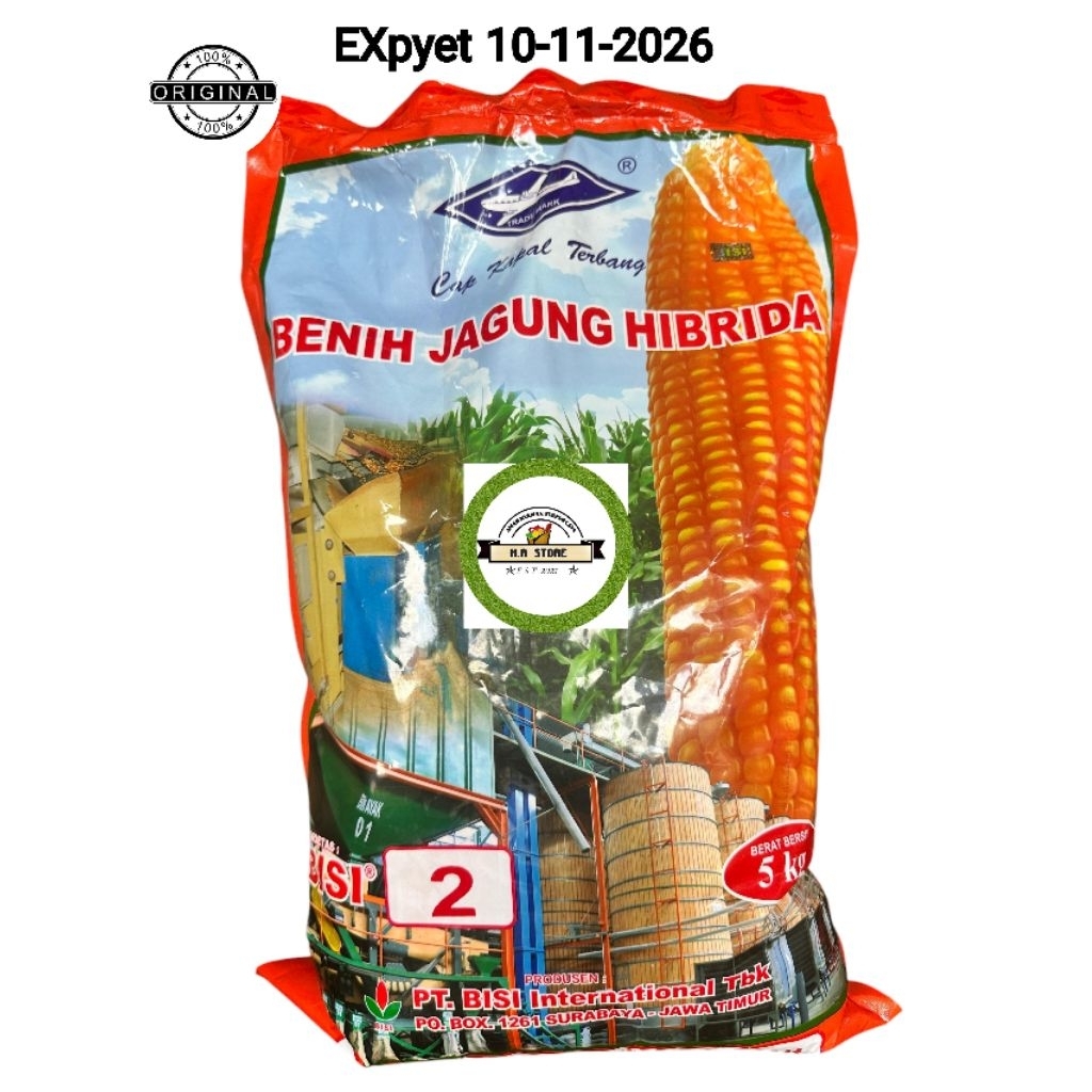 benih jagung hibrida BISI 2 5 kg
