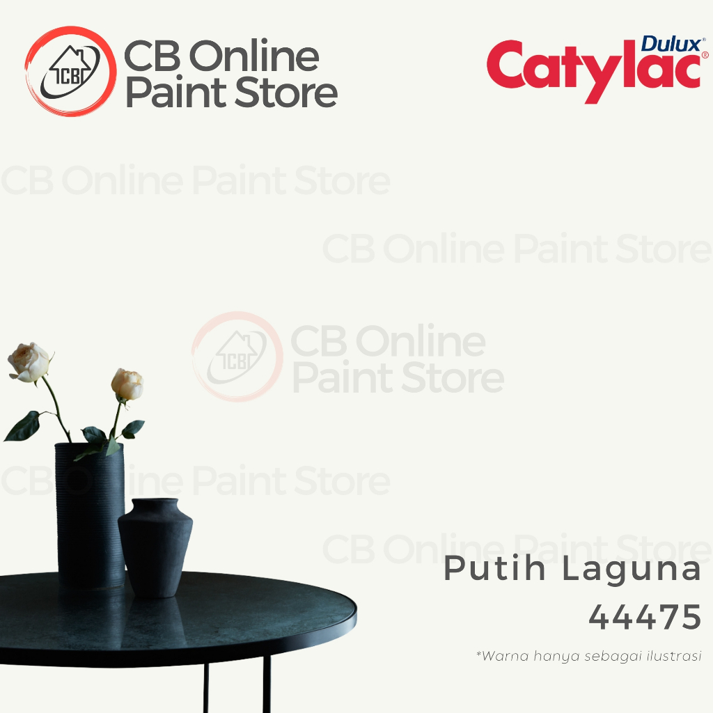 CAT TEMBOK DULUX CATYLAC - PUTIH LAGUNA 44475 - PAIL