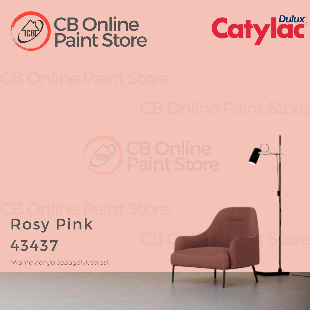 CAT TEMBOK DULUX CATYLAC - ROSY PINK 43437 - GALON