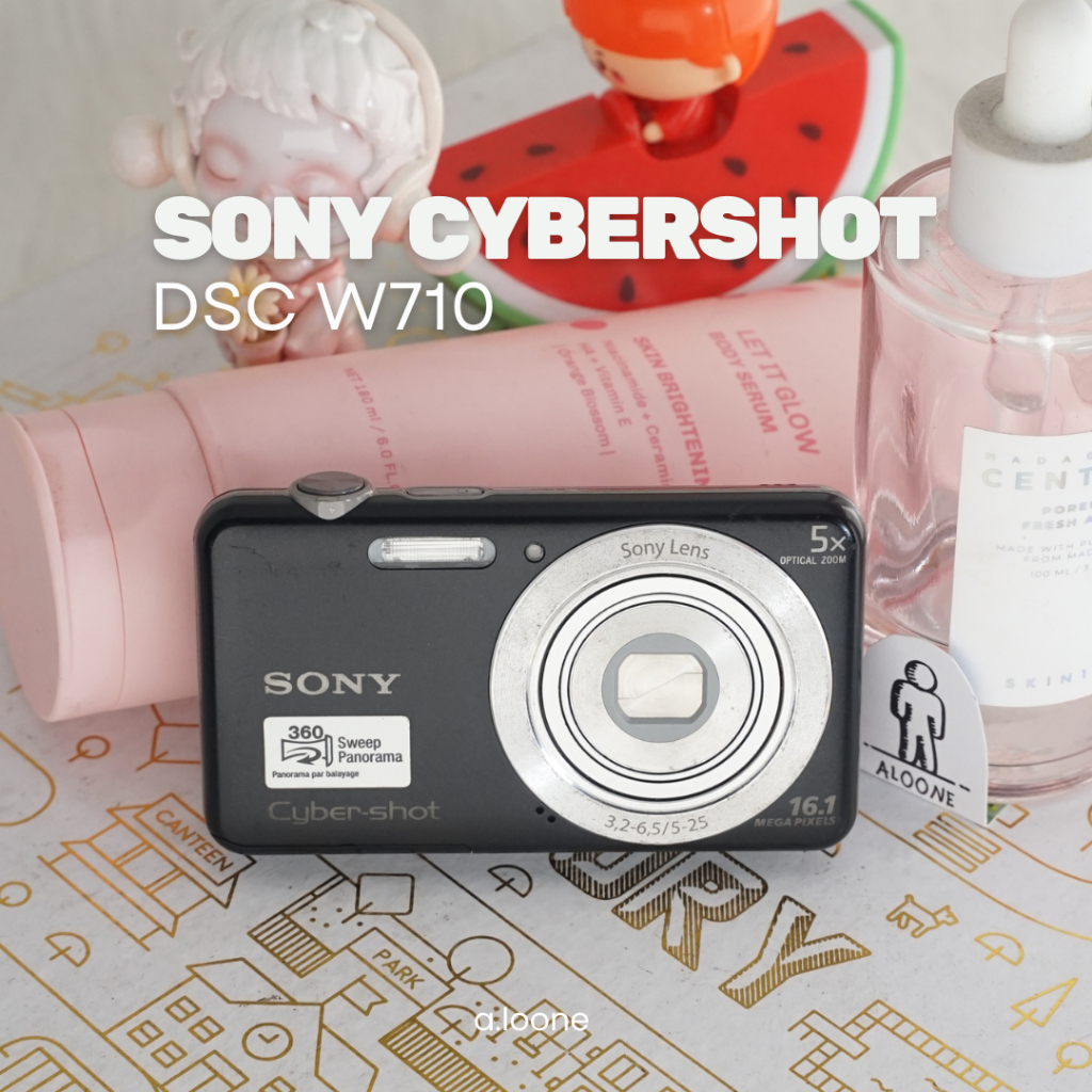 SONY CYBER-SHOT DSC-W710 DIGICAM BLACK — KAMERA COMPACT SIMPLE & PRAKTIS