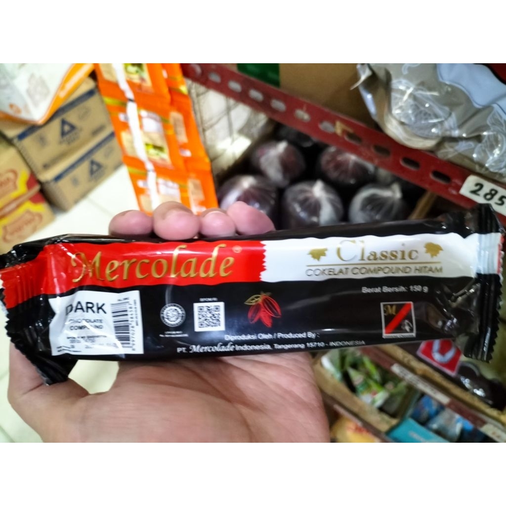 mercolade dark chocolate 150 gram