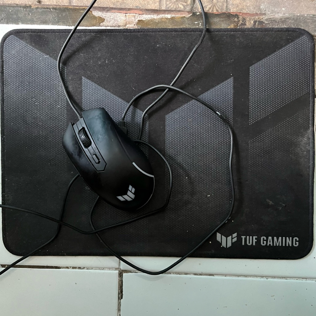 ASUS TUF GAMING MOUSE DAN MOUSE PAD SECOND