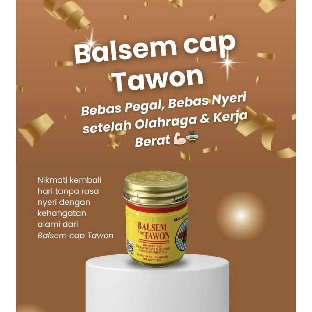 Balsem Tawon 18gr ASLI Makassar
