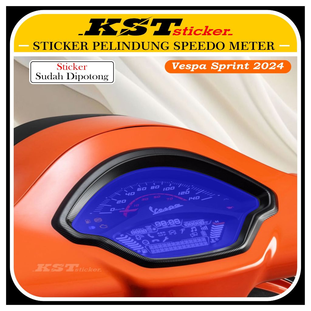 Stiker Pelindung Spido Vespa Sprint 150 S 2024 | Stiker antigores Vespa  Sprint 2024 | Stiker Pelind