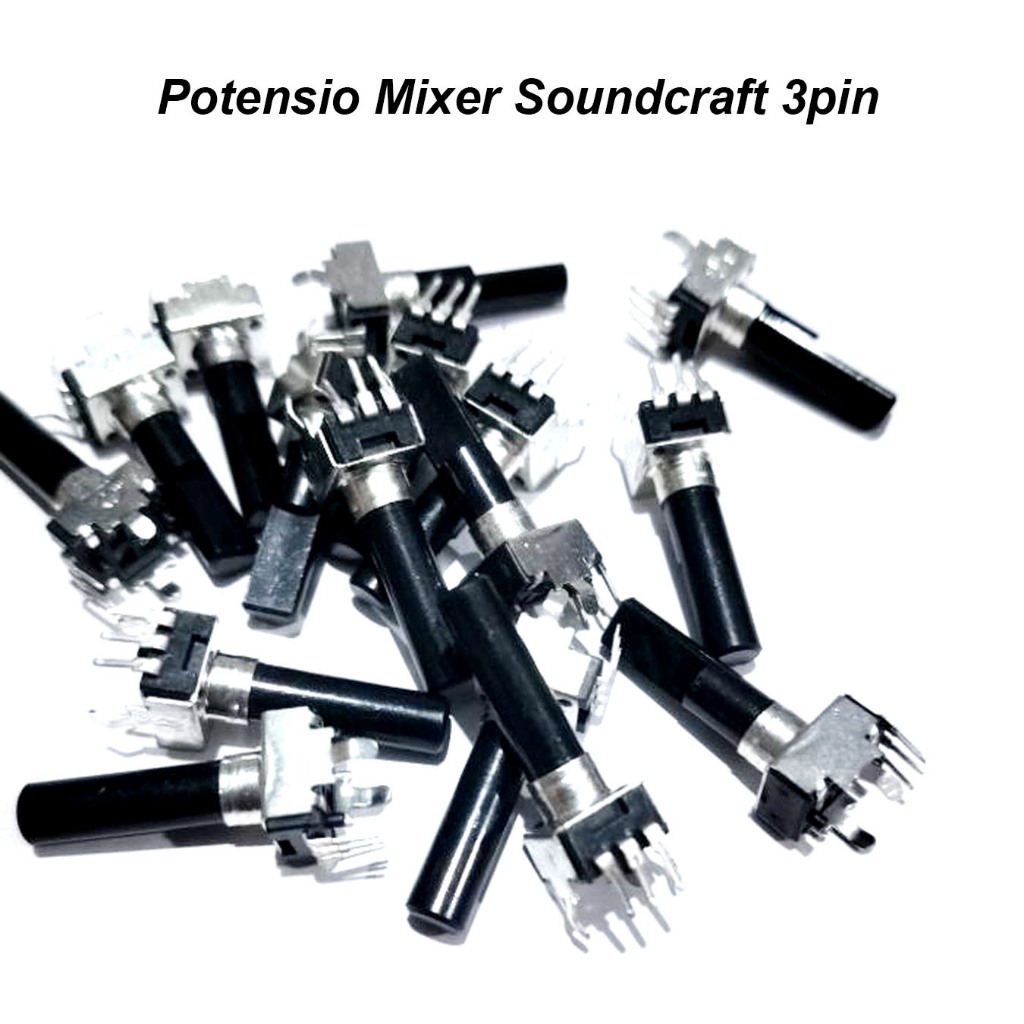 (1pcs) POTENSIO MIXER 3PIN 50K POTENSIO MIXER SOUNDCRAFT.