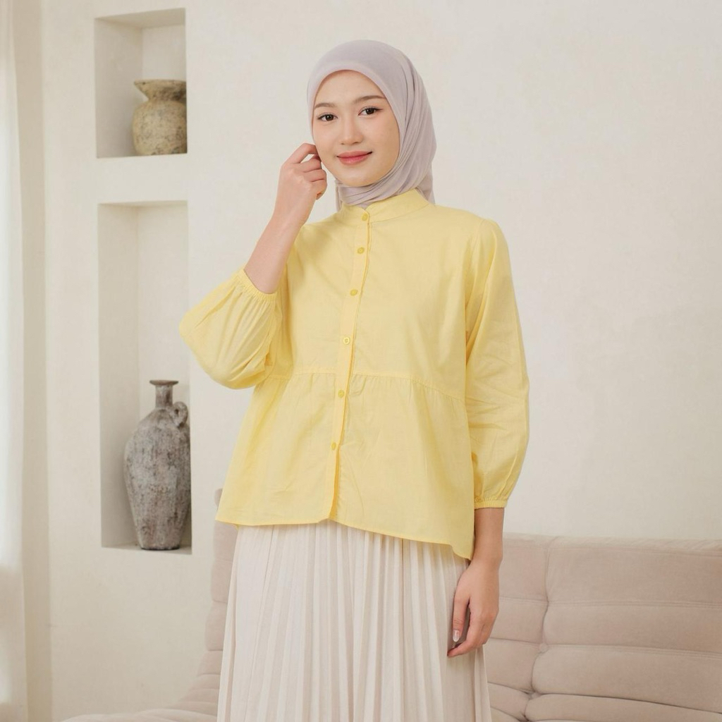 KYREN BLOUSE KEMEJA WANITA KOREAN STYLE