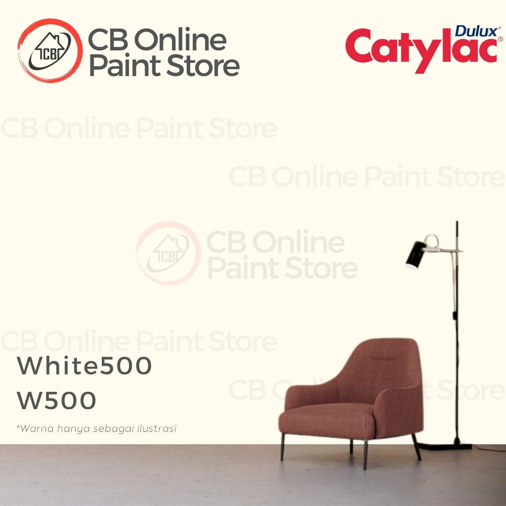 CAT TEMBOK DULUX CATYLAC - WHITE500 W500 - PAIL