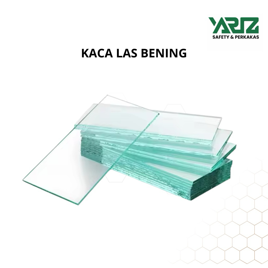 Kaca Las Bening / Kaca Pelindung Las Transparan