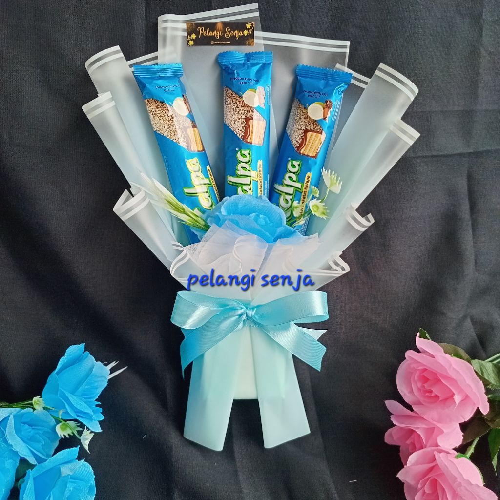 buket snack kosong/buket snack isi sendiri/buket snack kosongan tinggal tempel