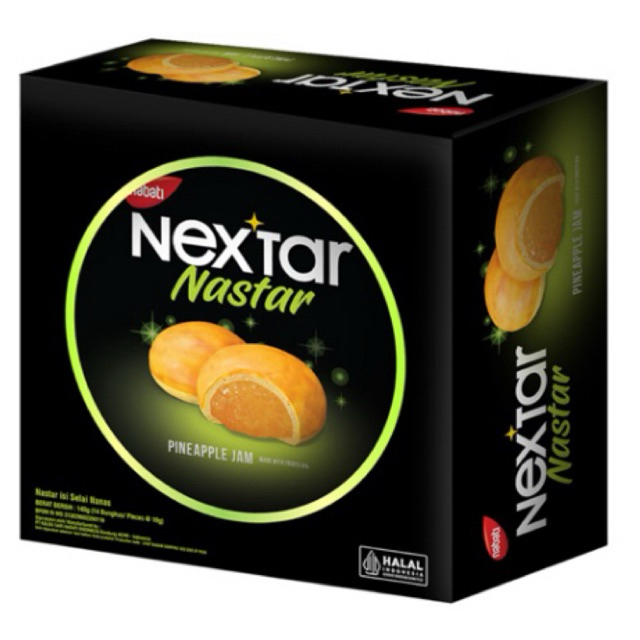 NEXTAR NASTAR COOKIES PINEAPPLE KALENG 171gr/NEXTAR NASTAR KALENG/NASTAR SELAI NANAS/KUE LEBARAN/KUE