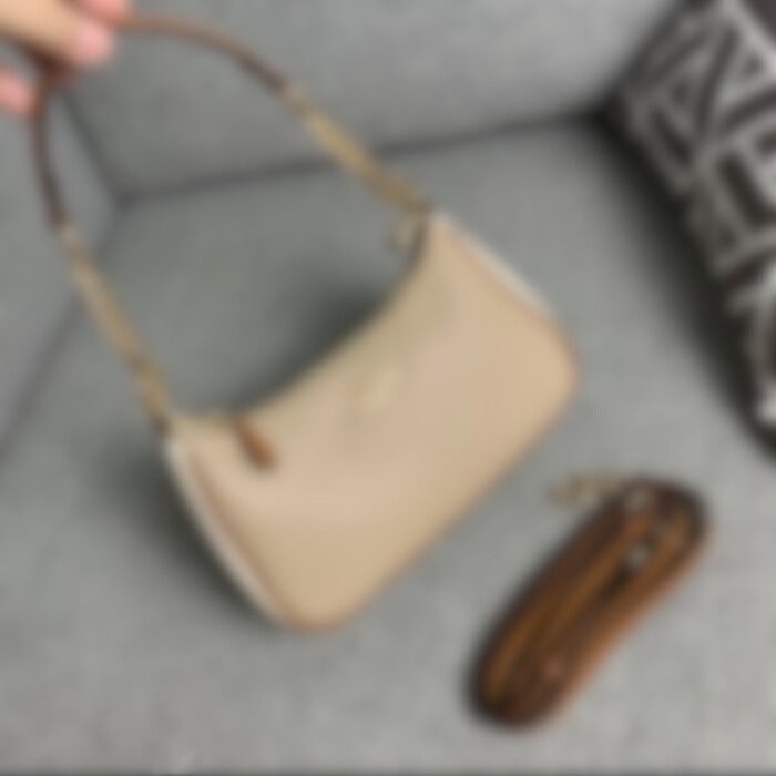 Ready TAS CA173 Teri Shoulder Bag In Colorblock Sandy Beige Multi