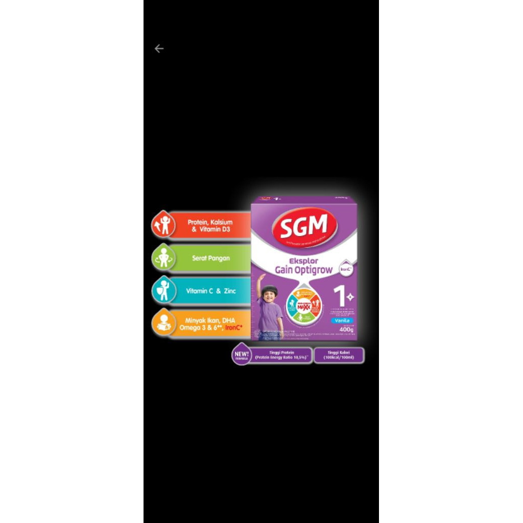 Grosir‼️SGM OPTIGROW, SGM optigrow, susu daya tahan anak, susu perkembangan anak(penambah nafsu maka