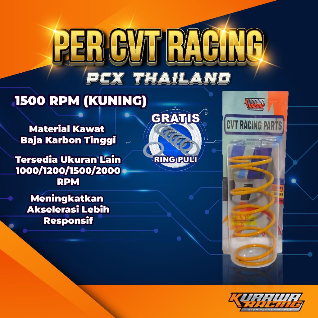 PER CVT 1500 RPM PCX THAILAND KURAWA RACING