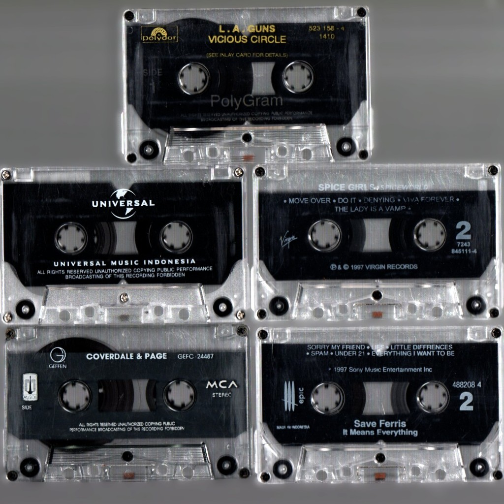 SEPAKAT SEPAKET - L.A Guns // Coverdale & Page // Save Ferris // Ronan Keating // Spice Girls - Tape