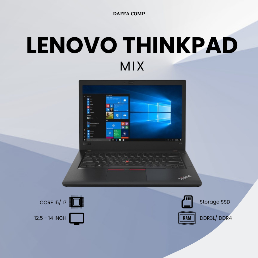 Laptop Lenovo Thinkpad Core i5 / i7 T450 / T450s / T470s Layar 14 Inch Murah Mulus Amanah & Bergaran