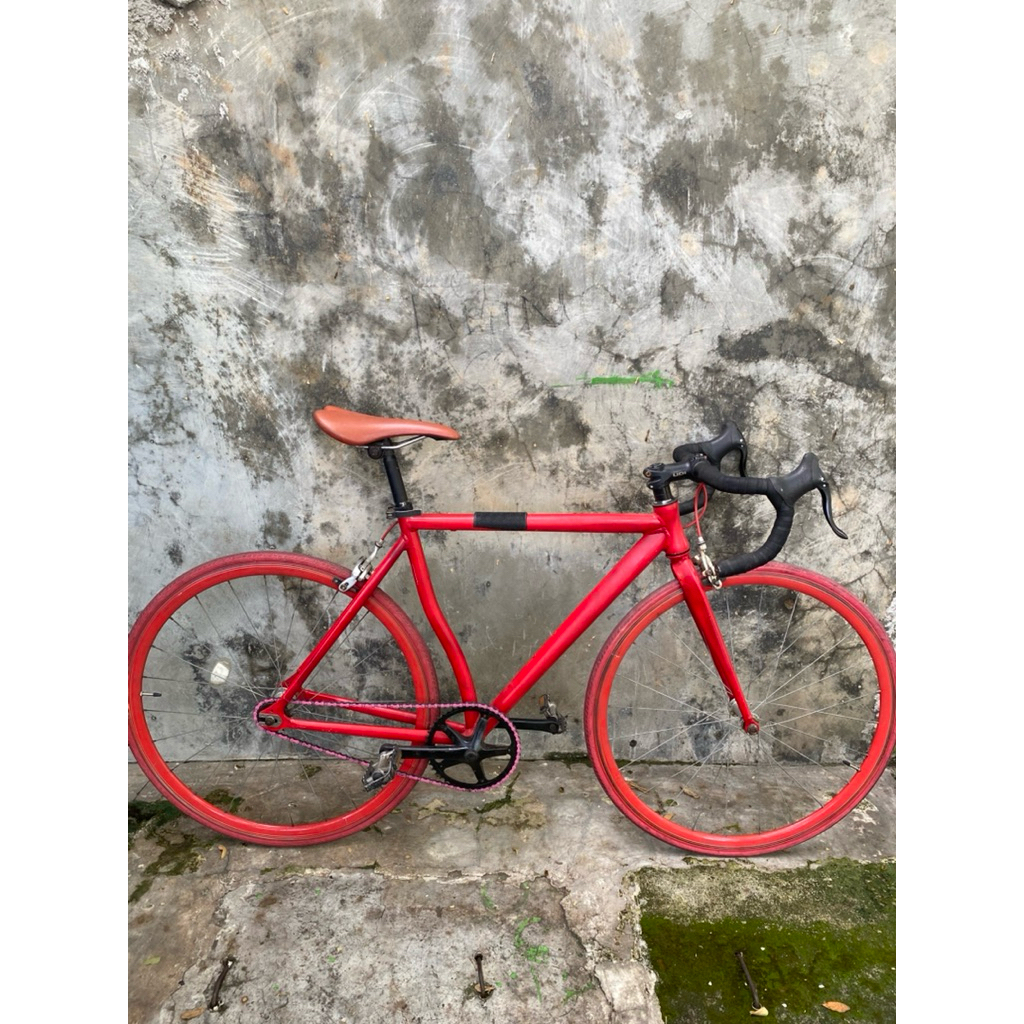 Fullbike Sepeda Fixie Hillery Full Alloy Second