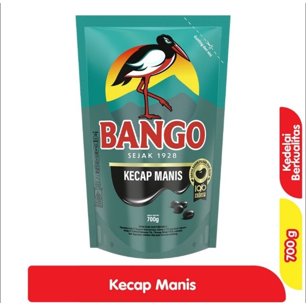 KECAP BANGO 700 gr REFILL KECAP MANIS BANGO