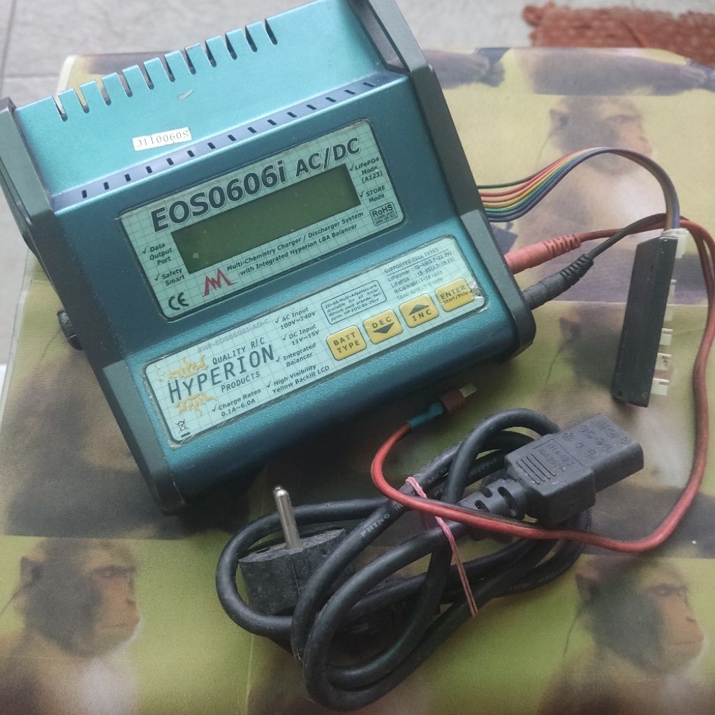 hyperion eos 0606i ac dc profesional battery balance charger bekas 2nd seken second preloved