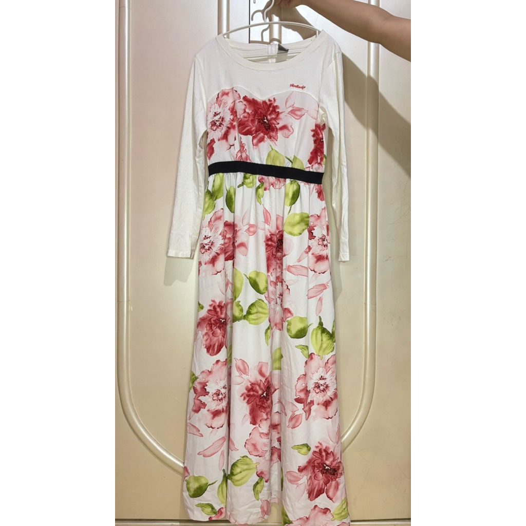 GAMIS WANITA PL/DRESS BUNGA WANITA/TERUSAN WANITA/BAJU WANITA DRESS PL BRANDED