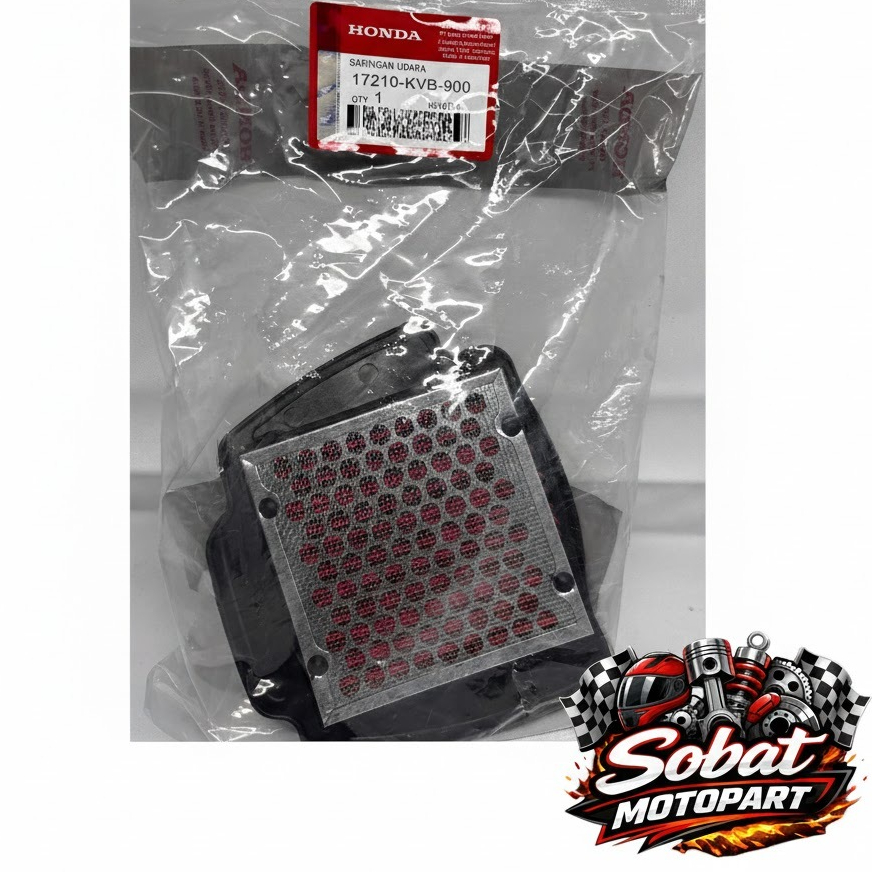 Sobat Motopart - FILTER UDARA VARIO 110 KARBU TECHNO CBS KARBU - KVB