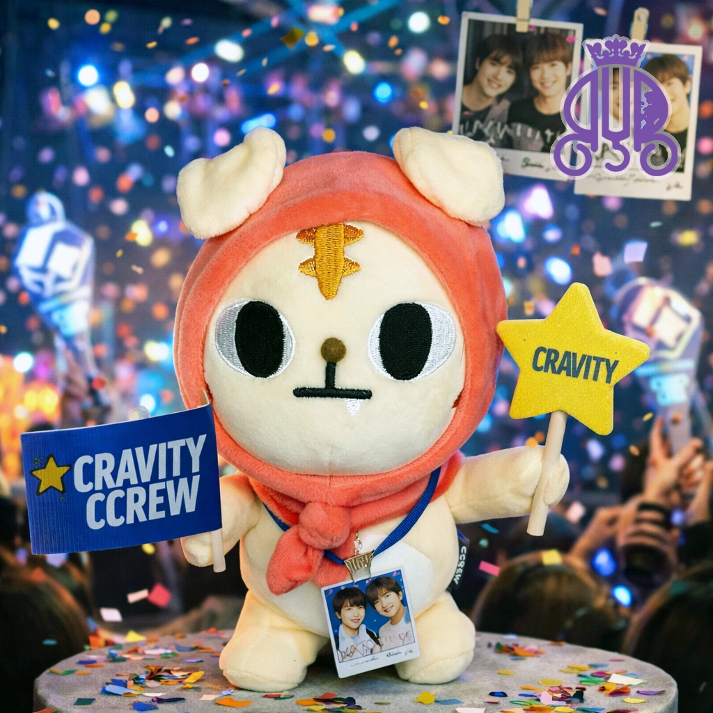 Gantungan kunci karakter Rangmo official ccrew Cravity