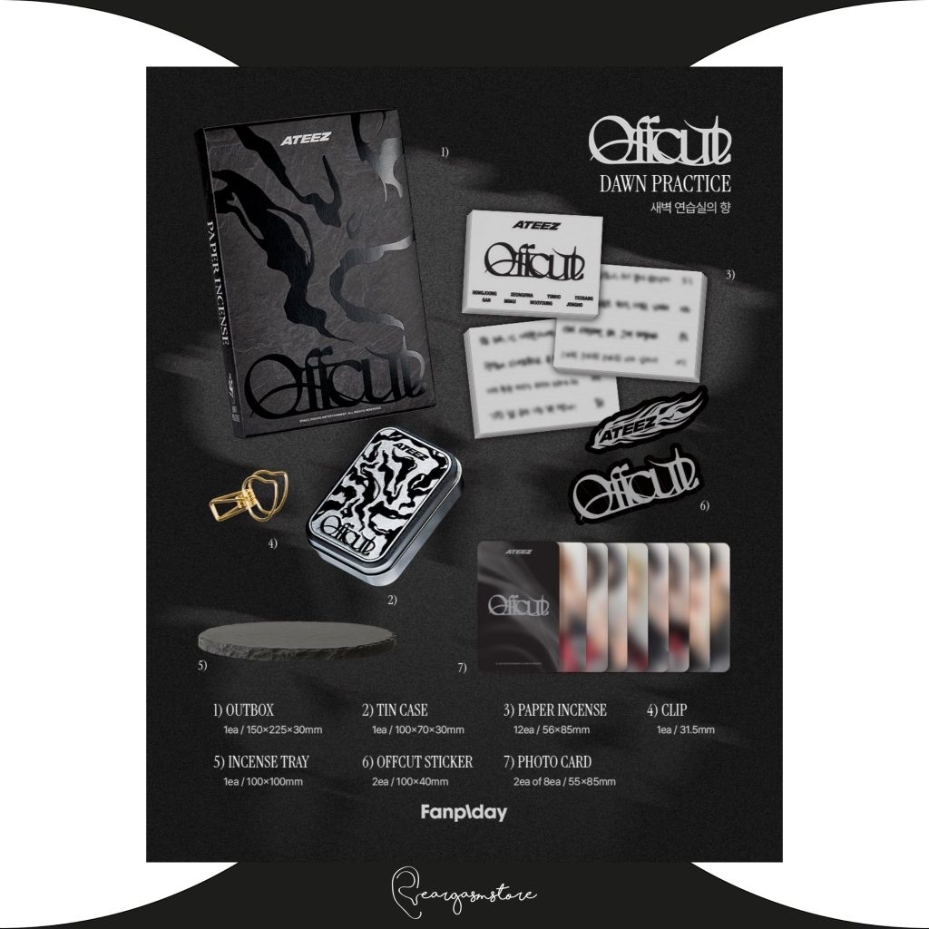 ATEEZ - ATEEZ OFFCUT PAPER INCENSE SET