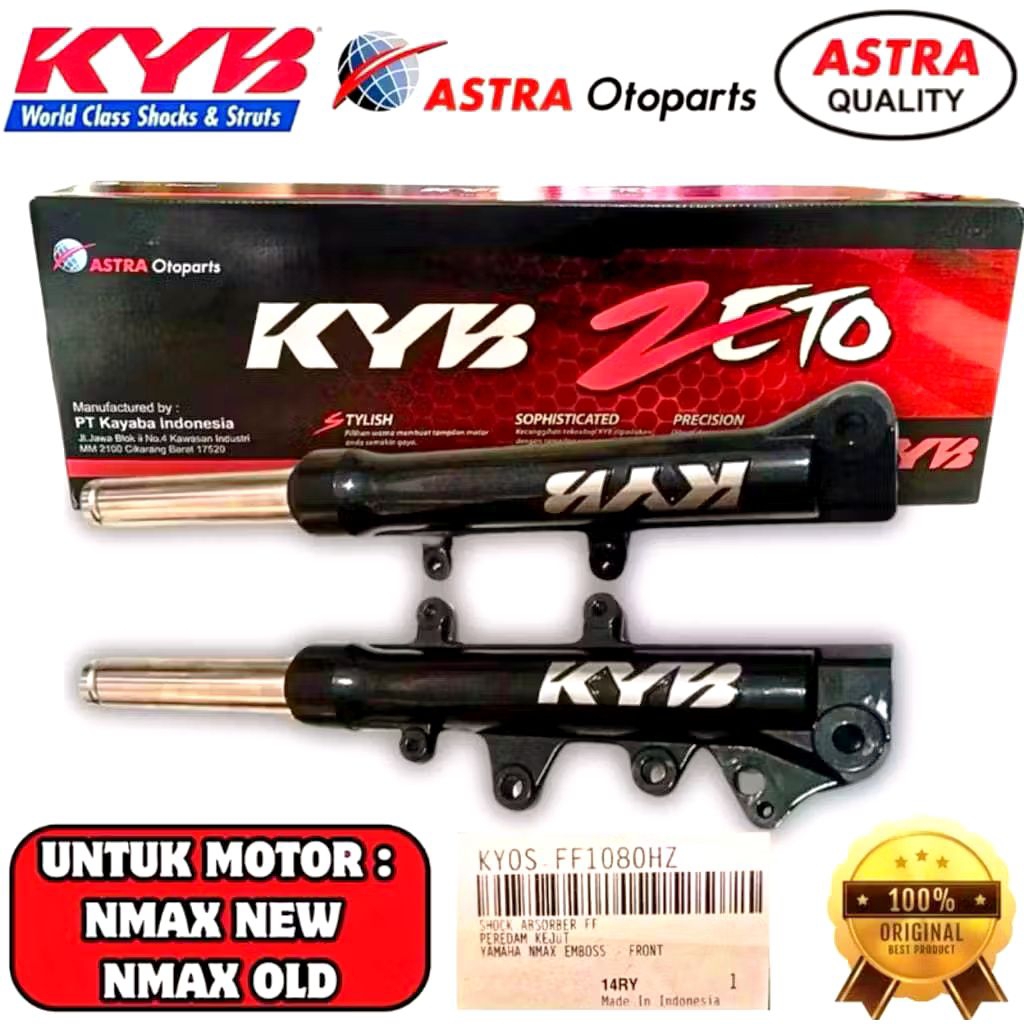 Shockbreaker Depan KYB Zeto NMAX OLD NMAX NEW FF1080HZ