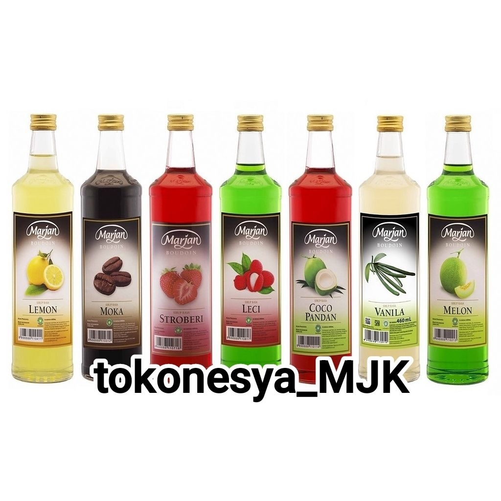 sirup marjan banyak pilihan rasa isi 1 dus