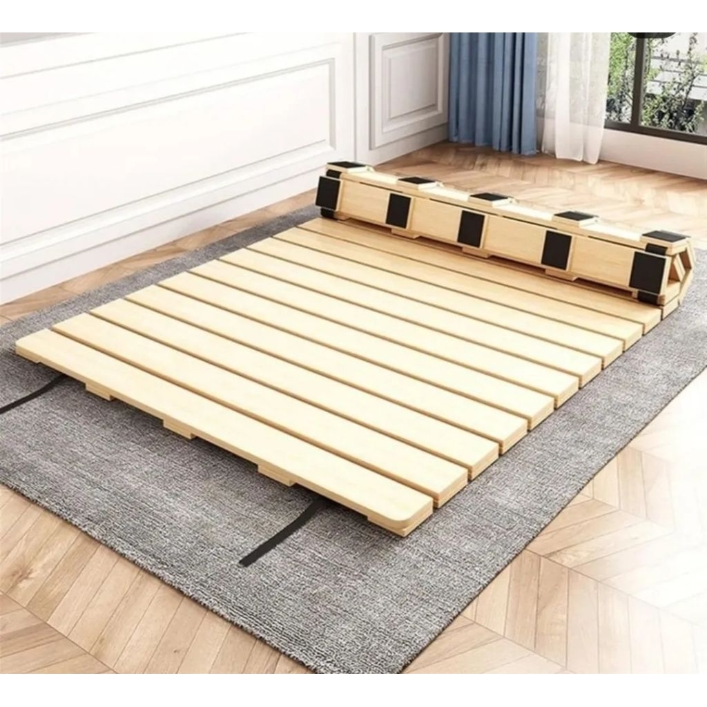 Dipan palet kayu solid baru simple minimalis modern natural alam