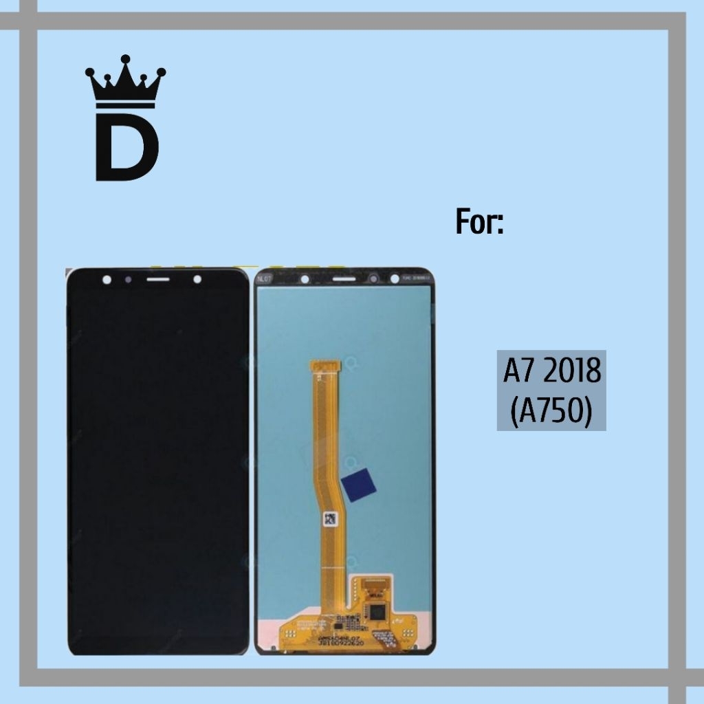 LCD TOUCHSCREEN OLED SAMSUNG A7 2018 FULLSET