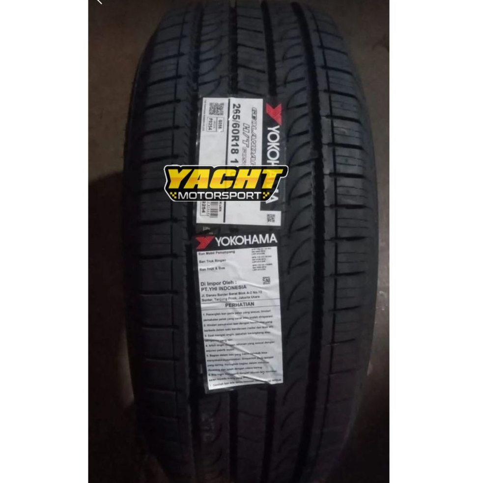 Ban Mobil Standar Pajero , Fortuner 265 60 R18 Yokohama Geolandar H/T G056 Tubeles