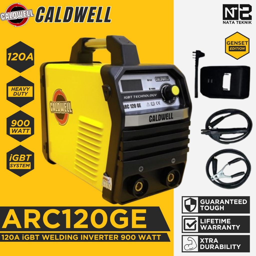 Mesin Las Inverter Caldwell ARC 120 GE 120A - CALDWELL ARC120GE Trafo Las Listrik 900 Watt 120A iGBT