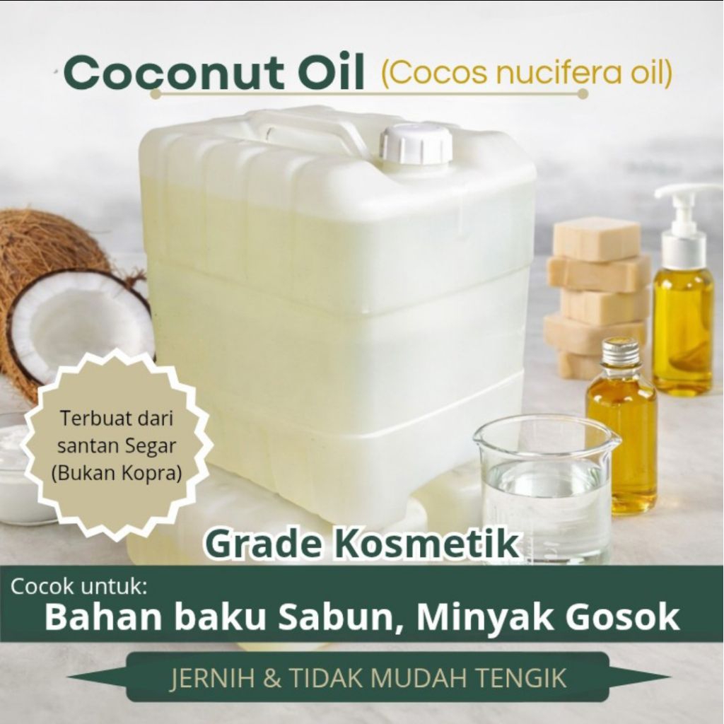Minyak kelapa | Coconut Oil | Cocos nucifera oil 18 Liter |  VCO grade 2 | Bahan Baku