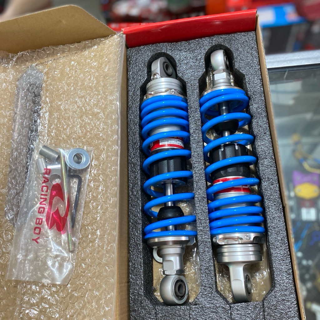 DOUBLESHOCK / SHOCKBREAKER RCB WARNA BIRU MOTOR BEBEK HONDA YAMAHA Jupiter Z Vegal ZR Fizr - BIRU 28