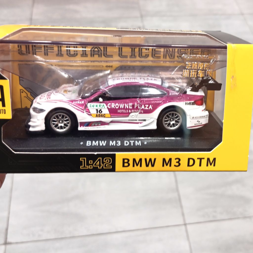 CCA DIECAST 1:42 BMW M3 DTM / CCA DIECAST 1:44 BMW M6 GT3 / CCA DIECAST BMW M3 DTM YELLOW / CCA DIEC