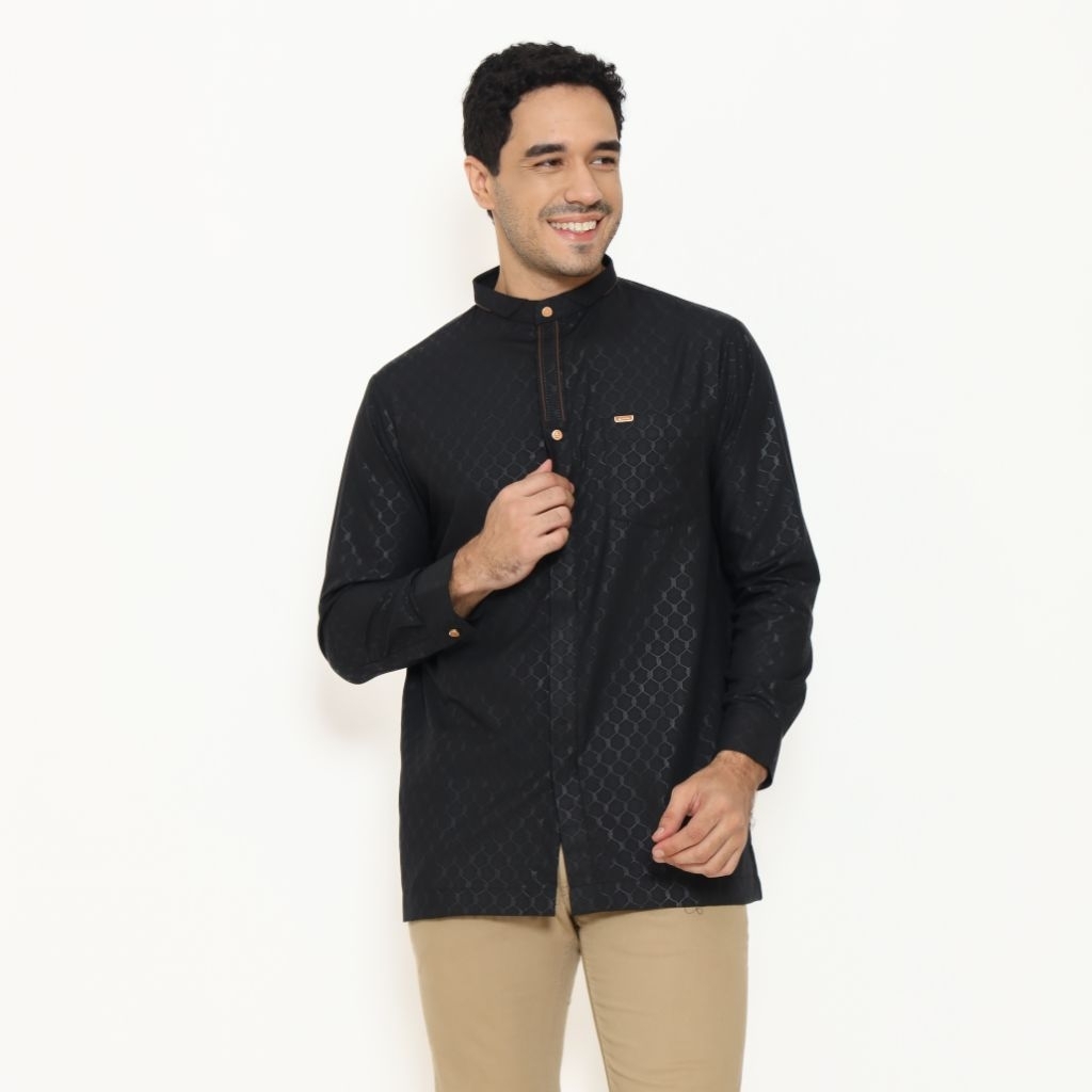 Koko HITAM Lengan PANJANG AL-LUTHFI