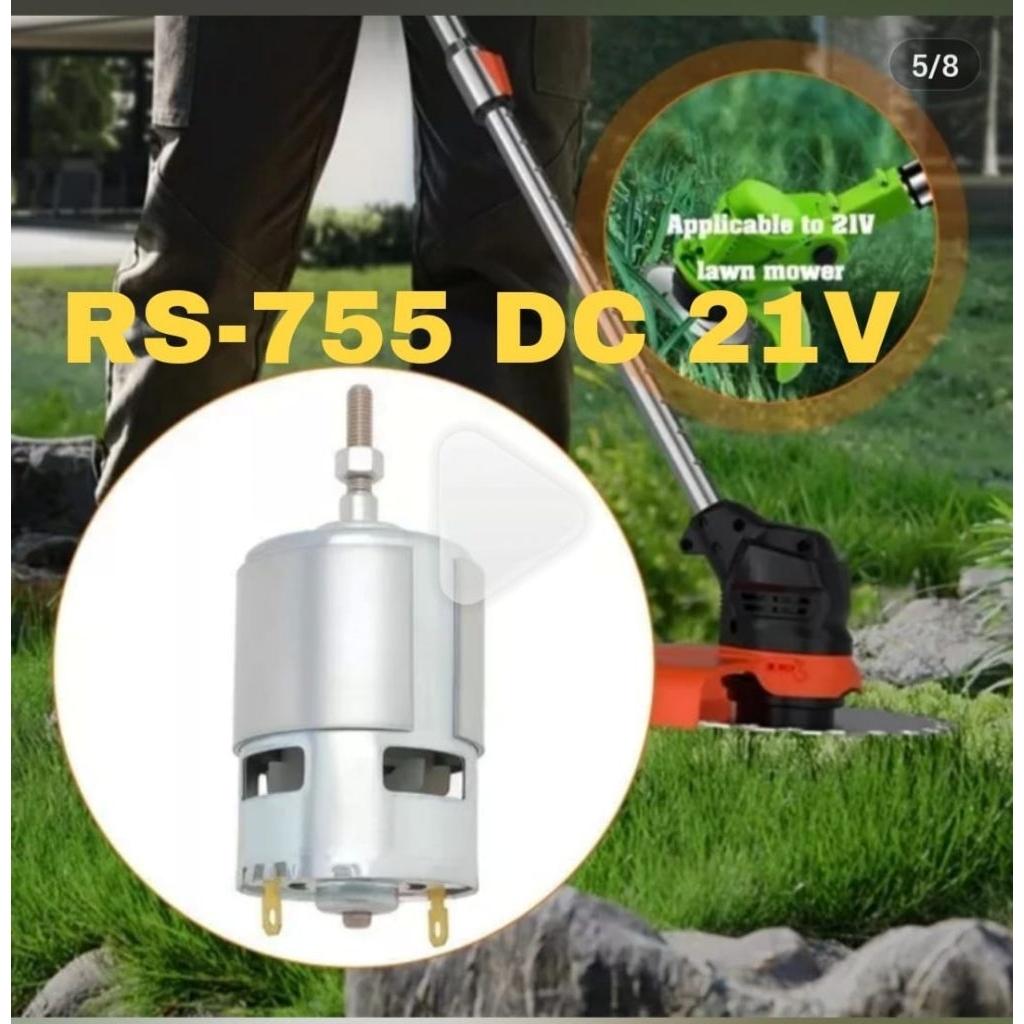 dinamo RQ755 mesin potong rumput baterai sama dengan tipe dinamo type rs755
